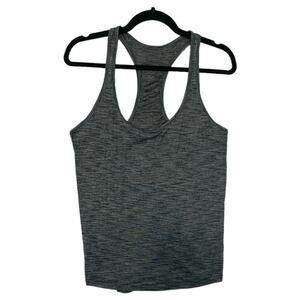 Lululemon Ruched Racerback Tank Top Women's Size S Deep Gray Sporty Casual